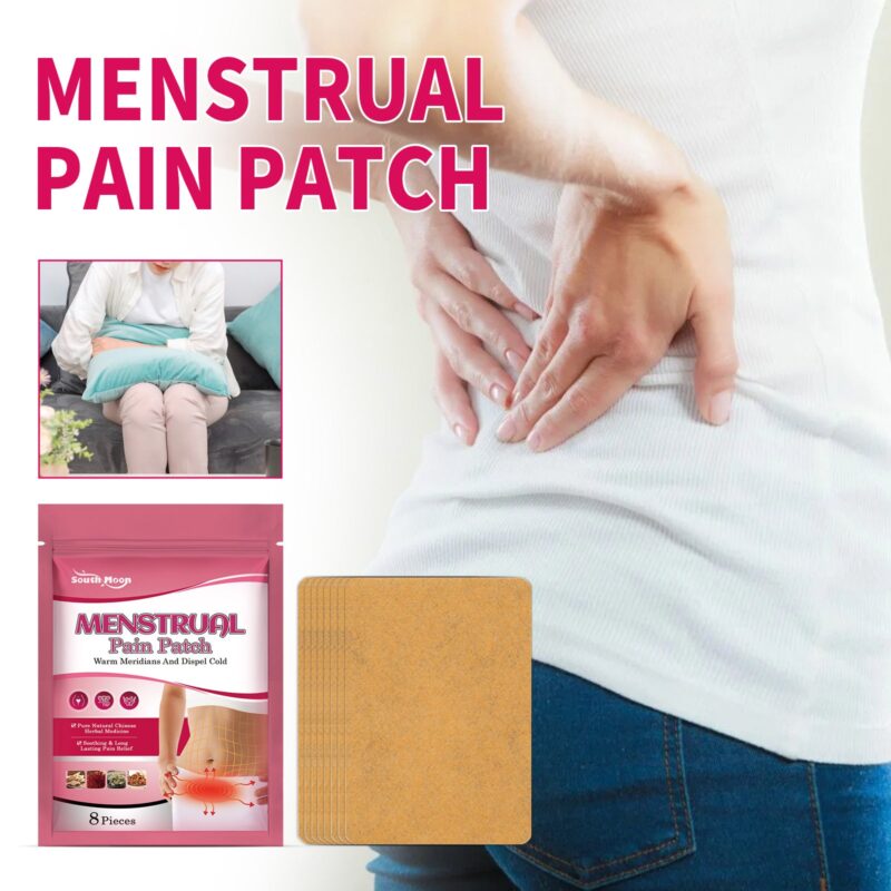 CrampRelief™ Herbal Heat Patches – Soothe Period Pain Naturally (8 Pcs) - Image 2