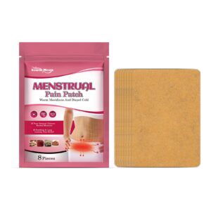 CrampRelief™ Herbal Heat Patches – Soothe Period Pain Naturally (8 Pcs)